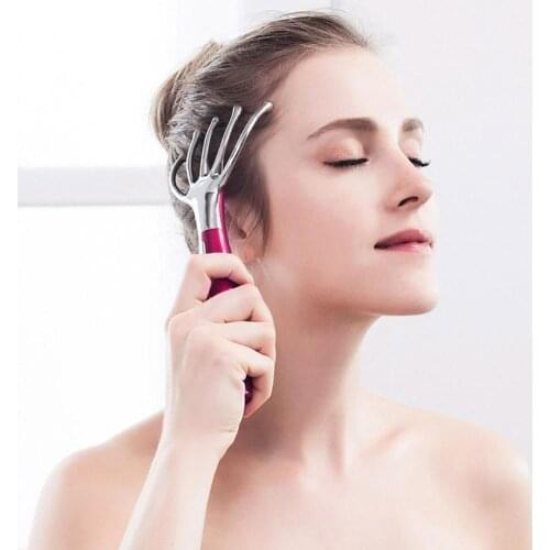 Massager Electric Five Finger Head Massager Hair Held SPA Scalp Neck Stress Relief Release Head Body Portable Massage Device