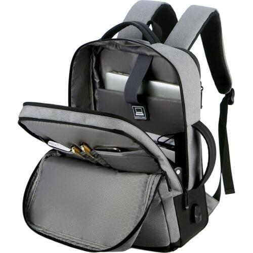 Multifunctional Men Business Backpack Computer Bag 15.6 Inch Oxford Men Travel Backpack Laptop Bag With Usb Charging