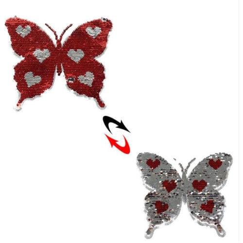 2017 NEW Reversible Change color Sequins Sew On Patches for clothes DIY Reversible Patch Applique Bag Coat Sweater Crafts