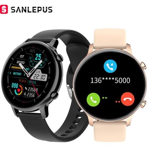 2021 NEW SANLEPUS Smart Watch Make Call Smartwatch MP3 Music Men Women Waterproof Wristwatch For Android iOS Samsung Huawei