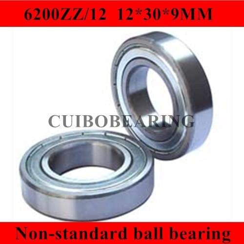 Non-standard ball bearing 6200/12ZZ 12*30*9mm