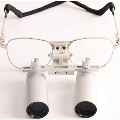 Professional Medical Dental Loupe 6X Surgical Binocular ENT Kepler Optical Magnifier Microsurgery Magnifying Glasses