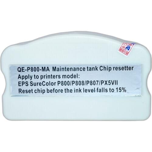 Maintenance tank Chip resetter For Epson Surecolor SC P800 P808 P807 PX5VII Waste ink cartridge