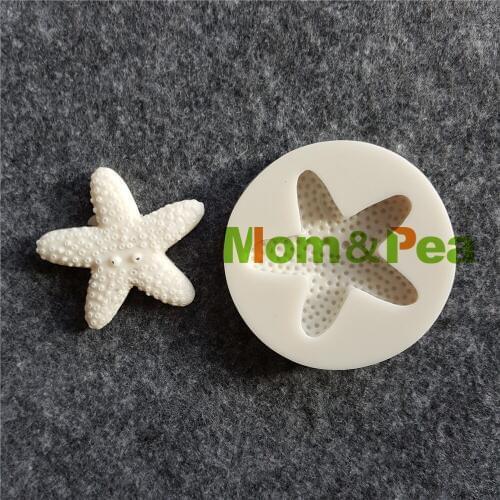 Mom&Pea MPB0062 Seastar Shaped Silicone Mold Cake Decoration Fondant Cake 3D Mold Food Grade