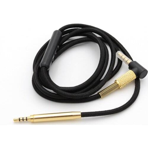 Replacement Upgrade Cable Cord Line with Mic for Sennheiser HD598 HD558 HD518 HD595 HD6 HD8 DJ Headset Headphones Earphones