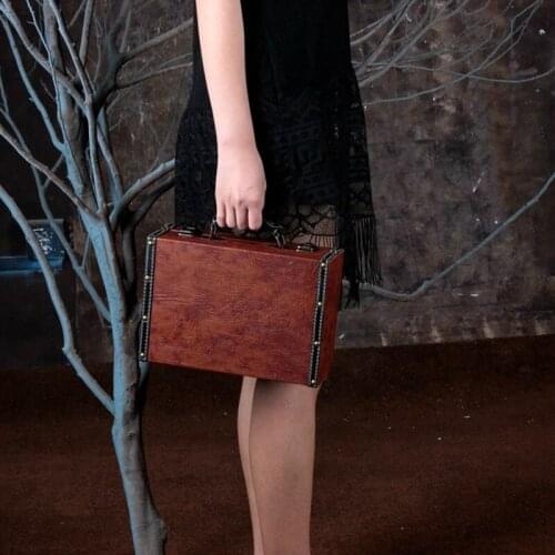 Vintage suitcase makeup bag Photo prop box suitcase for women boarding box Travel storage box cosmetic bag my melody