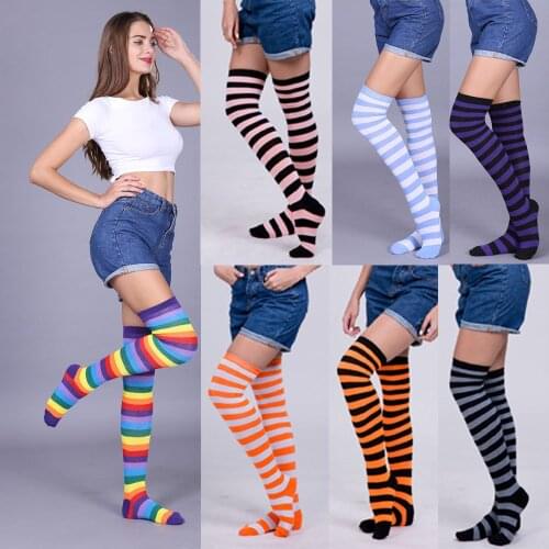 Funny Womens Non-slip Thigh High Knee Socks Sexy Cute Stockings medias bandelettes thighs de mujer cortas 2019 New