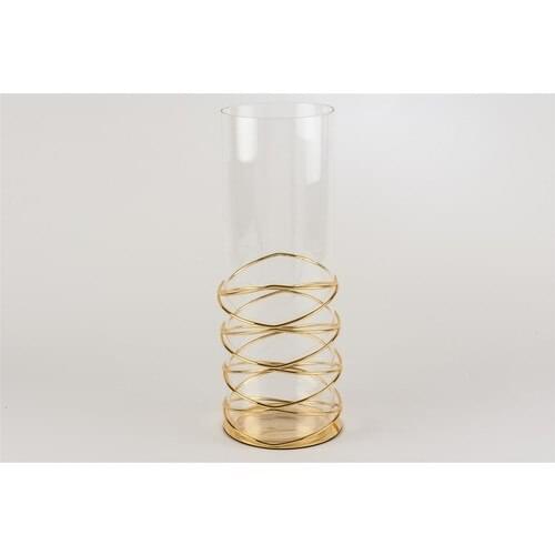 Mikasa Moor Gold Sarmallı Candle holder 12x36 cm