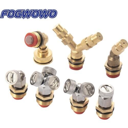 1/2'' External Thread Connectors Atomizing Sprayer Head With Filter Garden Water Irrigation For Flowers Lawn Agriculture Villas