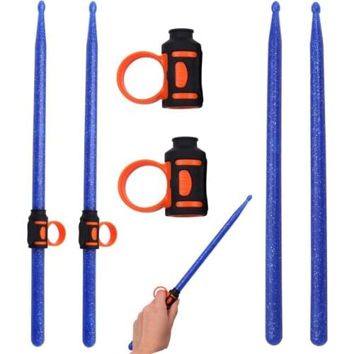 1 Pair Drum Stick Set Percussion Stick 5A Band Drum Sticks Drumsticks With Finger Cover Musical Instrument Accessories