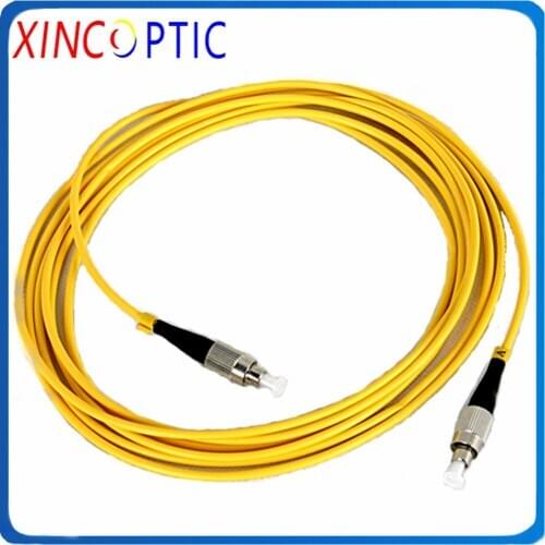 10Pcs/Lot,SM,G652D,Simplex,3.0mm,1M,PVC Jacket,Single Mode FC/UPC-FC/UPC FCAPC Fiber Optic Patch Cord Jumper Cable