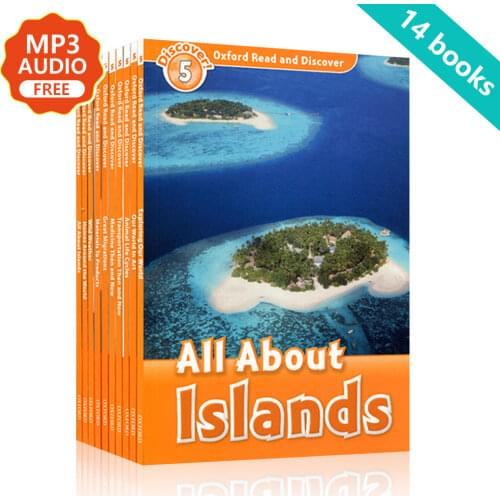 14 Books/set Oxford Read and Discover Level 5 In English Reading Tree Graded Reading Popular Science Books for kids