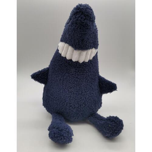 25CM hang rope toy Big tooth stuffed shark toy Super Cute Plush Toys, Funny Doll Birthday Christmas Gift