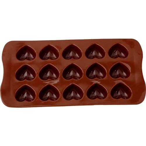 3D DIY Heart Form Silicone Mold Ice Chocolate Soap Fondant Candy Jelly Pastry Bar Soap Moulds Kitchen Baking Cake Mold