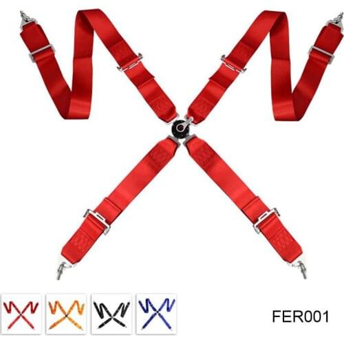4 Points 3 Inch Camlock Racing Car Driver Safety Harness Safety Belt Without Logo FER001