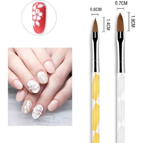 1 Set Professional Acrylic Powder Liquid Set 3 Colors Nails Art Kit Decoration for Nail Extension Manicure Tool