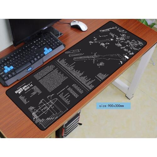 Large desk mini14 mouse pad 90x30mm pad to mouse notbook computer mousepad locrkand gaming padmouse gamer keyboard mouse mats