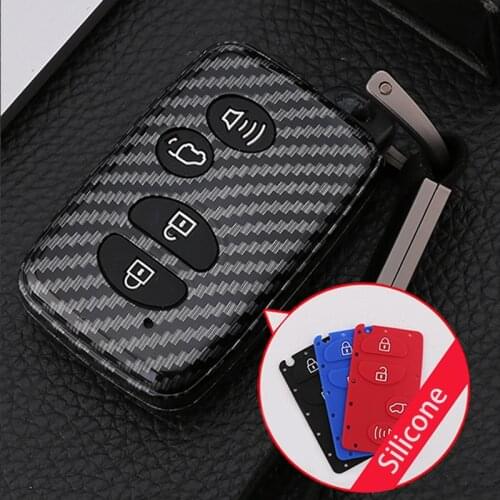 ABS Car Remote Key Fob Holder Case Cover For Toyota Land Cruiser Prado 150 Camry Crown Avalon Prius For Subaru Foreste XV