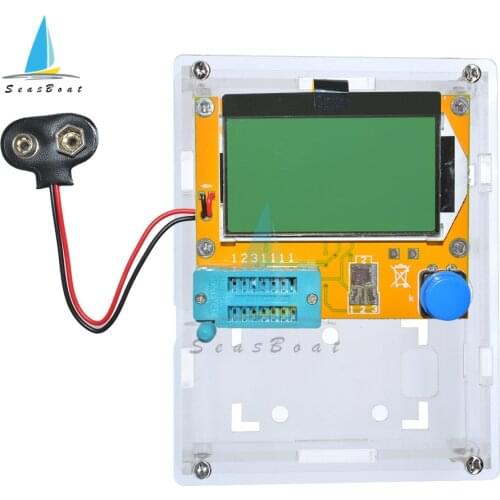 LCR-T4 ESR Meter Digital Transistor Tester for Diode Triode Capacitance SCR Inductance MOS/PNP/NPN