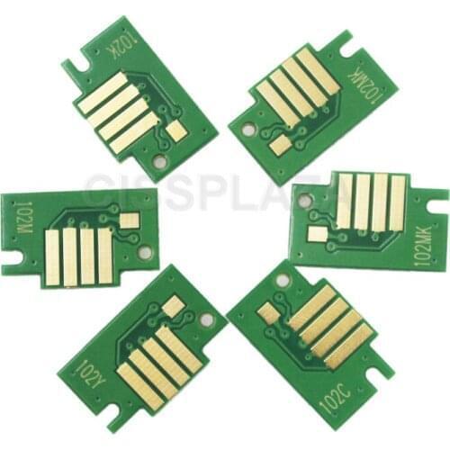 CISSPLAZA PFI-102 PFI102 Permanent Cartridge Chip Compatible For Canon iPF500 iPF510 iPF600 iPF605 iPF610 iPF700 iPF710 iPF720