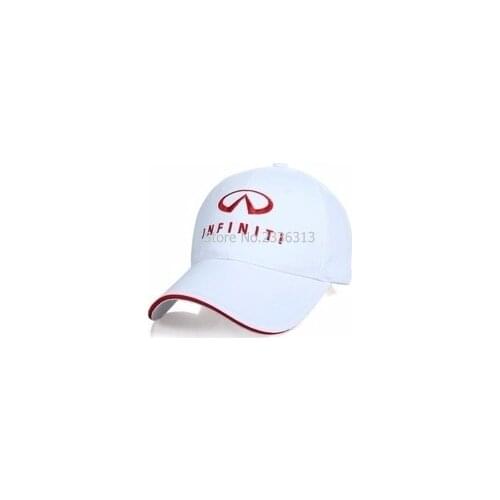 For man and woman white colours nissan Infiniti baseball cap truck travel hats casual LOGO 4S store customized car caps