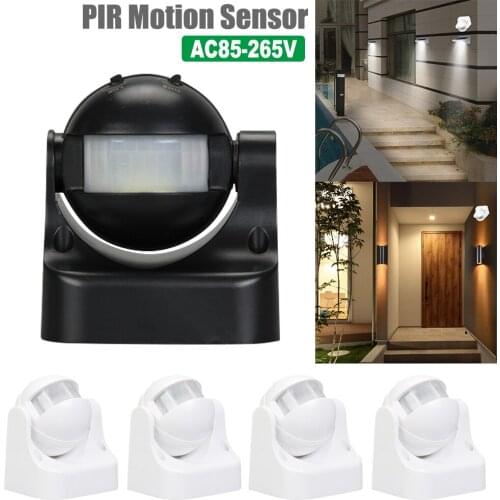 Human Body Motion Inductor PIR Motion Sensor 220-240V Outdoor Lighting Adjustable Angle Waterproof Motion Sensor Light Switch