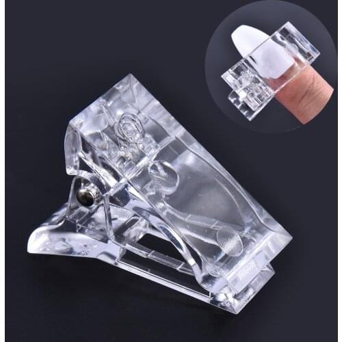 Nail Crystal Nail Mold Fixing Clip Acrylic Powder Poly Nail Gel For Nail Art Decorations Crystal Manicure Set Kit Nail Accesorio