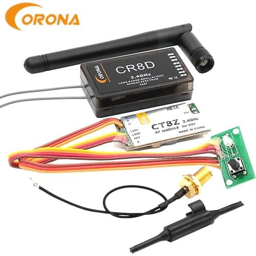 Corona 2.4Ghz DIY Module CT8Z (DSSS) with Receiver C8RD or CR4D Convert Transmiter To 2.4Ghz System