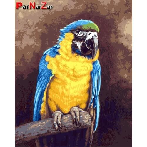 ParNarZar Diamond Painting Cross Stitch Birds Diamond Embroidery Animals 5D DIY Mosaic Full Drill Decoration Home