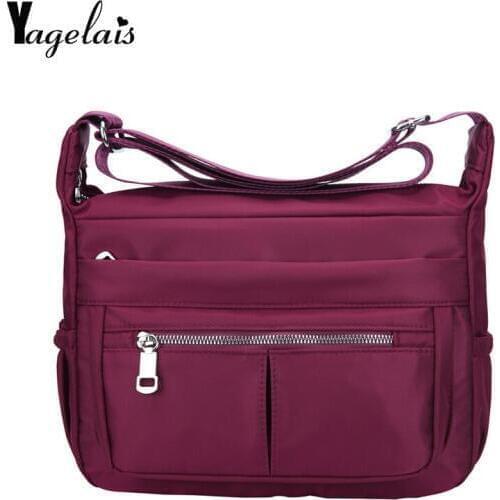New Women Messenger Bags For Ladies Waterproof Nylon Handbag Crossbody Shoulder Bag Bolsa Feminina Dropship Shopping Tote Hobos