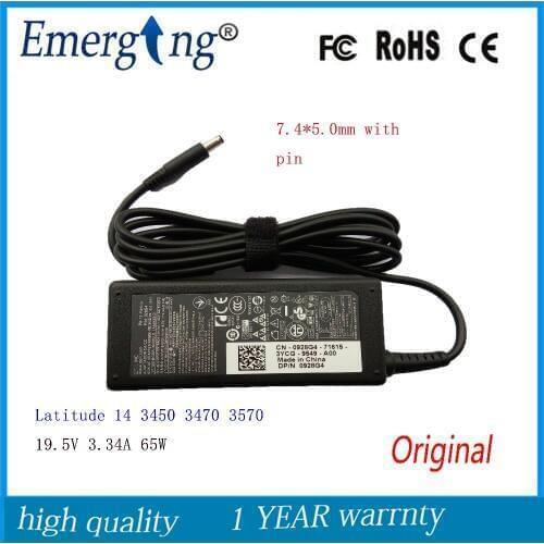19.5V 3.34A 65W 7.4X5.0mm Original AC Adapter PA-21 For Dell Inspiron 15z 1570 5523 17R D620 D630 1546 1501 1521 1520 1525