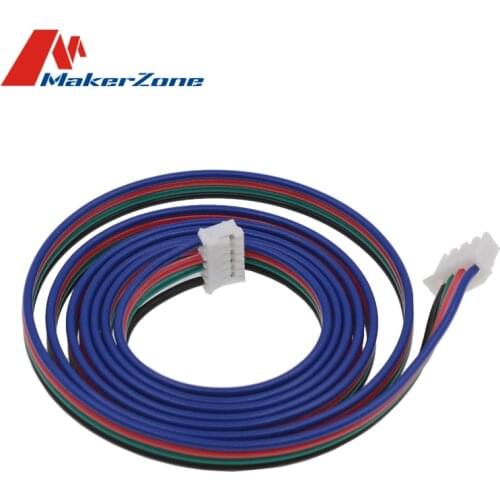 Stepper Motor 6pin PH2.0 to 4pin XH2.54 4 lead Wire 1 Meter length Extension Cord 3D Printer Parts