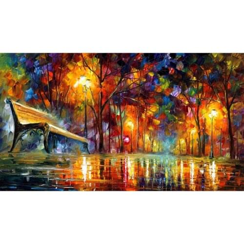 Modern art paintings for sale lost love knife oil painting Landscape for living room Hand painted