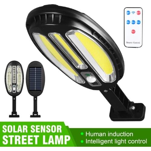 COB/LED Solar Light Outdoor Solar Lamp Powered Sunlight Waterproof PIR Motion Sensor Light For Garden Decoration Security Lamp