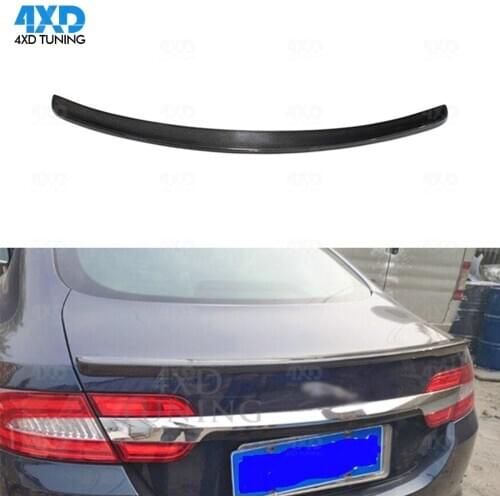 XF Carbon Fiber Rear Spoiler Wing For Jaguar X250 Rear Bumper Trunk spoiler 2013 2014 2015 glossy black car styling