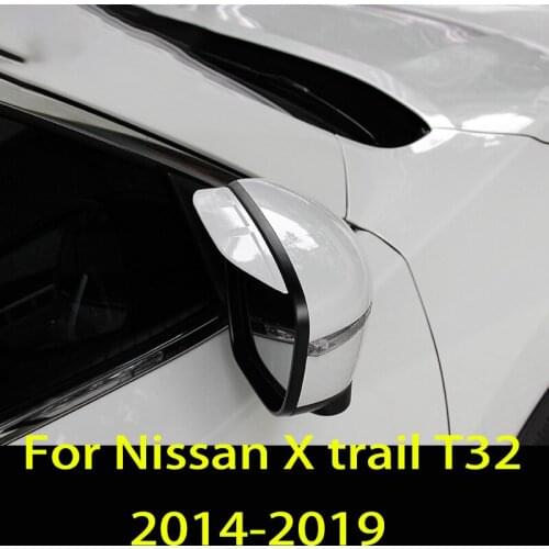 For Nissan X trail T32 X-trail 2014-2019 Rearview mirror rain eyebrow reversing mirror rain cover rain and anti-fog auto parts