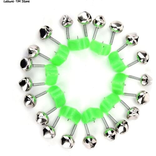 10pcs/lot Fishing Alarm Plastic Bite Alarm Fishing Bell Fishing Tackle Accessories