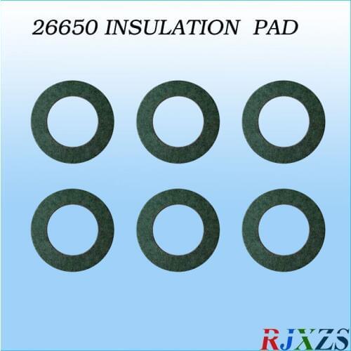 10pcs/alot 26650 insulating cover battery protection cover black green pad