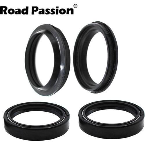 Road Passion Motorcycle 43*54*11 Front Fork Damper Shock Absorber Oil Seal and Dust Seal For Suzuki DR-Z250 DR250SE DR350S