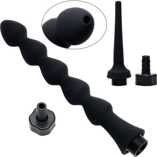 Anal Cleaning Cleaner Erotic Toys Enemator Sex Toys for Men Women Anal Vaginal Washing Anus Enema Tool Butt Plug Faucet