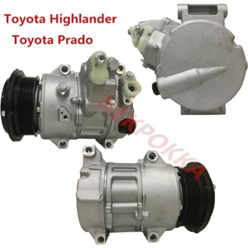 Automotive air conditioning original compressor for Highlander 2.7L 09-15, for Prado 2.7L 04-17,1AR-FE/3AR-FE