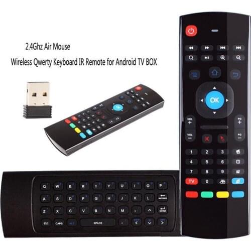 MX3 2.4G Wireless Keyboard Controller Remote Control Air Mouse For Smart Android 7.1 TV Box X96 Mini S905w Tx3 Tvbox