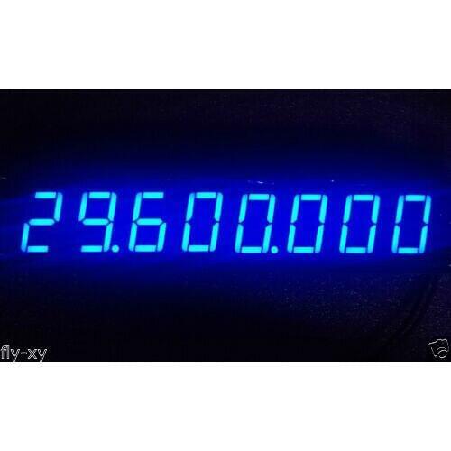 Blue PLJ-8LED-R 0.1MHZ - 2.4GHz RF Signal Frequency Counter Cymometer Tester