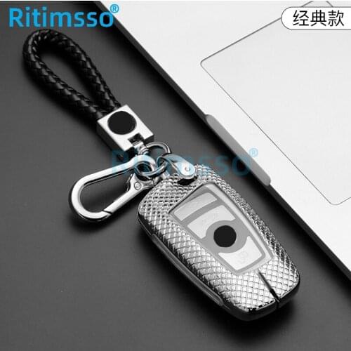 Alloy Car Key Case Cover Key Bag For Bmw F20 F30 G20 f31 F34 F10 G30 F11 X3 F25 X4 I3 M3 M4 1 3 5 Series Accessories Car-Styling