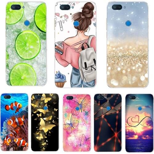 Case For xiaomi mi 8 LITE silicon Case 6.26 inch clear TPU Case For xiaomi mi 8 lite Back Cover For xiaomi mi8 coque capa bag