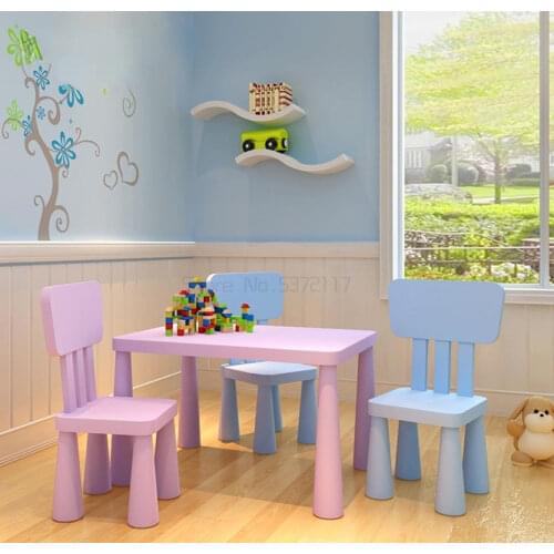 Childrens table and chair set kindergarten table and chairs baby study table home writing toy table