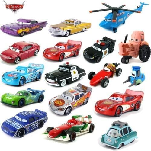 Disney Pixar 2 3 Lightning McQueen Mother Jackson Storm Ramirez 1:55 Melt 39 Style Metal Alloy Toys To Give Children Best Gift