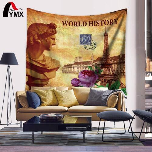 European art Mandala Tapestry Hippie Wall Hanging Tapestries Boho Bedspread Beach Towel Yoga Mat Blanket Table Cloth