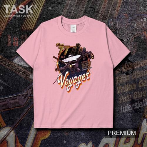 Space probe Voyager Voyager 1 mens t shirt tops mens jerseys Top printed sporting cotton Short-sleeved brands clothes summer