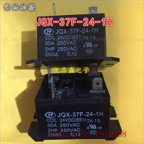 JQX-37F-24-1H 24V 30A HF37F SFD